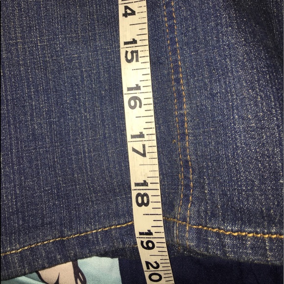 Tex by Max Azria blue jean skirt size 8 - Picture 3 of 8